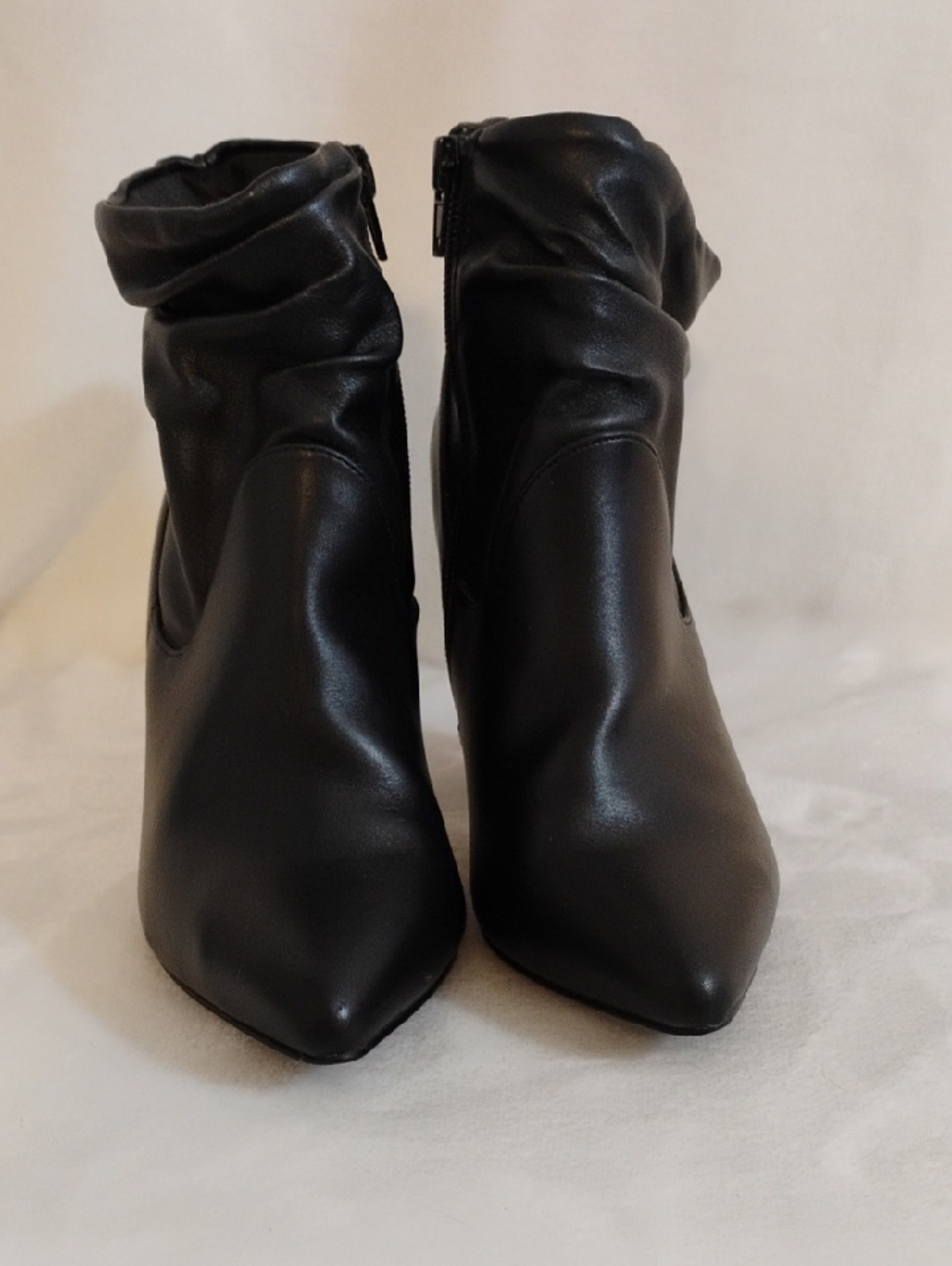 Fergalicious By Fergie Black Women's Ankle Boot Stiletto Heel Pointed Toe 6M